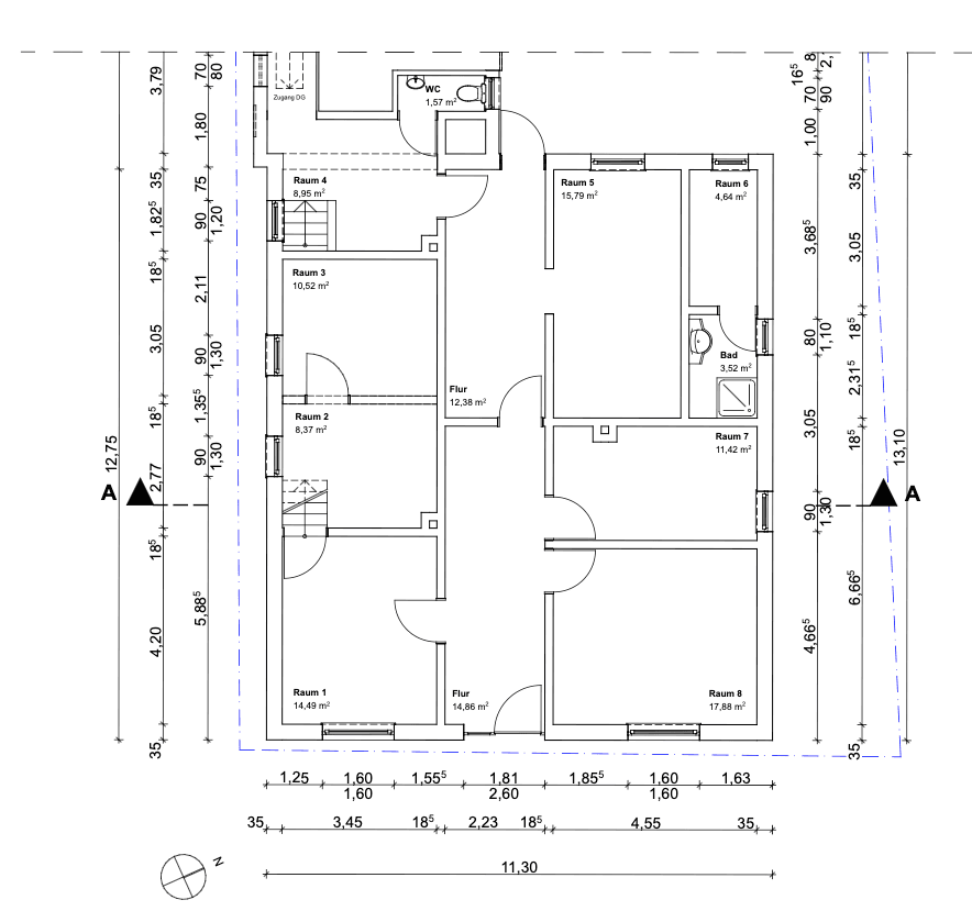 Predaj domu 130 m², pozemek 402 m², An der Schanze 9, Wunstorf, Dolné Sasko Predaj domu 130 m², pozemek 402 m², An der Schanze 9, Wunstorf, Dolné Sasko