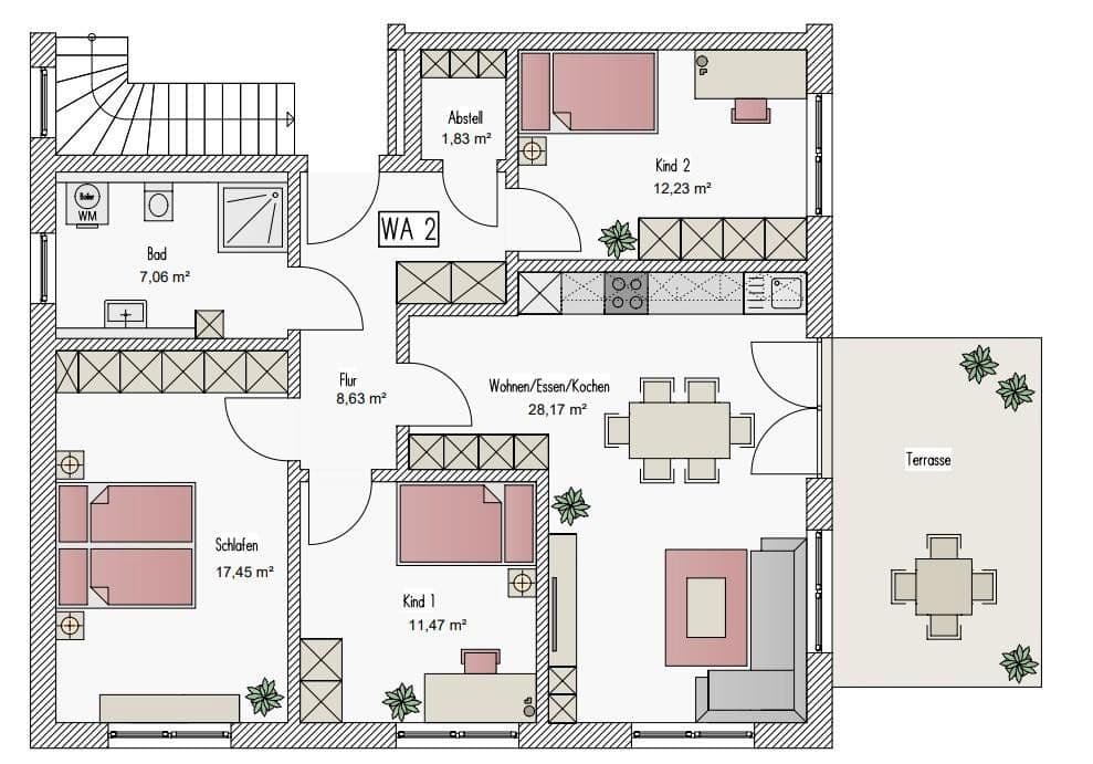 Prenájom bytu 4-izbový 95 m², An der Schwefelquelle 2, Schwandorf, Bavorsko Prenájom bytu 4-izbový 95 m², An der Schwefelquelle 2, Schwandorf, Bavorsko