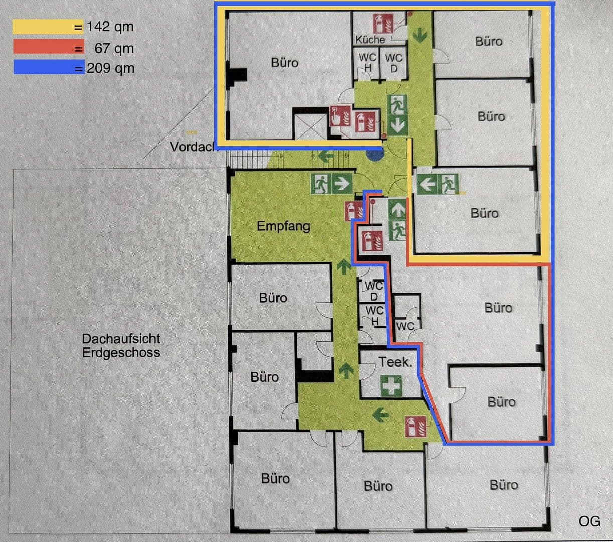 Prenájom kancelárie 209 m², Hannover, Dolné Sasko Prenájom kancelárie 209 m², Hannover, Dolné Sasko