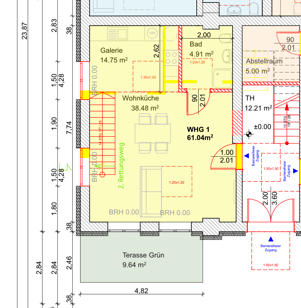 Prenájom bytu 2-izbový 61 m², Tiergartenstr. 7, Königs Wusterhausen, Brandenbursko Prenájom bytu 2-izbový 61 m², Tiergartenstr. 7, Königs Wusterhausen, Brandenbursko