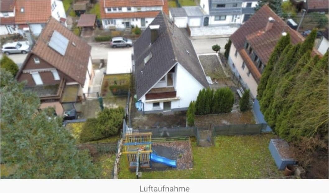 Predaj domu 120 m², pozemek 1.061 m², Hüttlingerstraße 17, Aalen, Bádensko-Wurttembersko Predaj domu 120 m², pozemek 1.061 m², Hüttlingerstraße 17, Aalen, Bádensko-Wurttembersko
