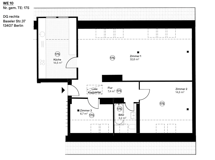 Predaj bytu 2-izbový 79 m², Baseler Straße 37, BERLIN, Berlín Predaj bytu 2-izbový 79 m², Baseler Straße 37, BERLIN, Berlín