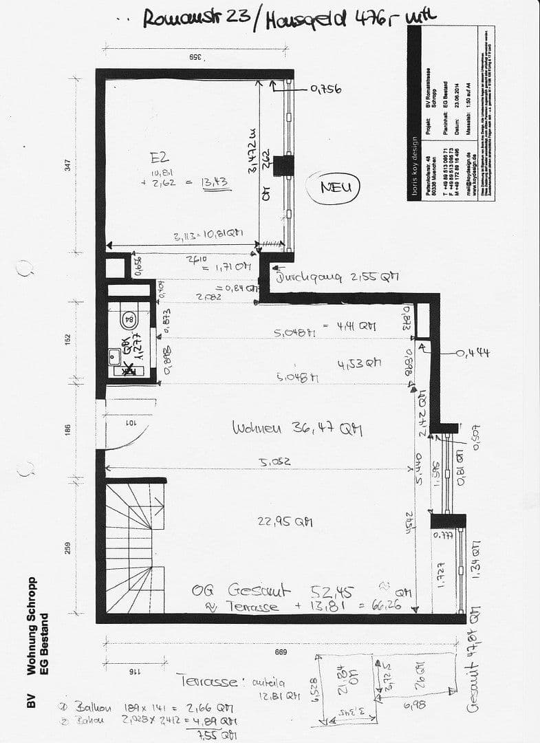 Predaj bytu 3-izbový 81 m², Romanstr, München, Bavorsko Predaj bytu 3-izbový 81 m², Romanstr, München, Bavorsko