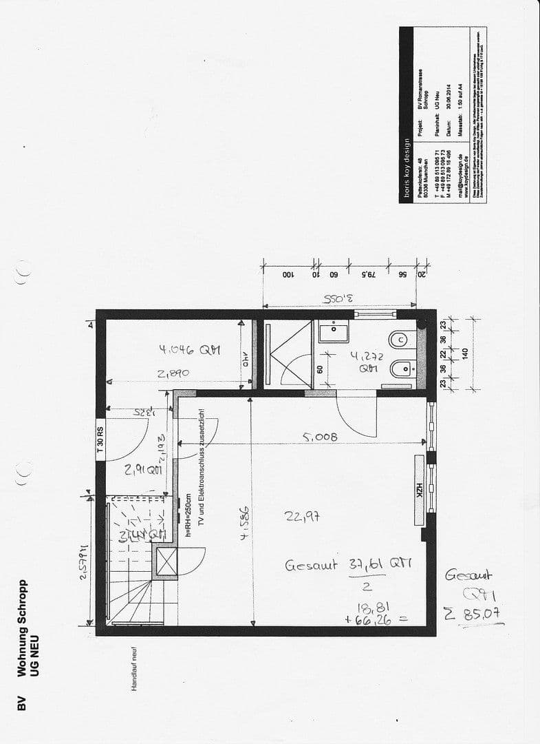 Predaj bytu 3-izbový 81 m², Romanstr, München, Bavorsko Predaj bytu 3-izbový 81 m², Romanstr, München, Bavorsko