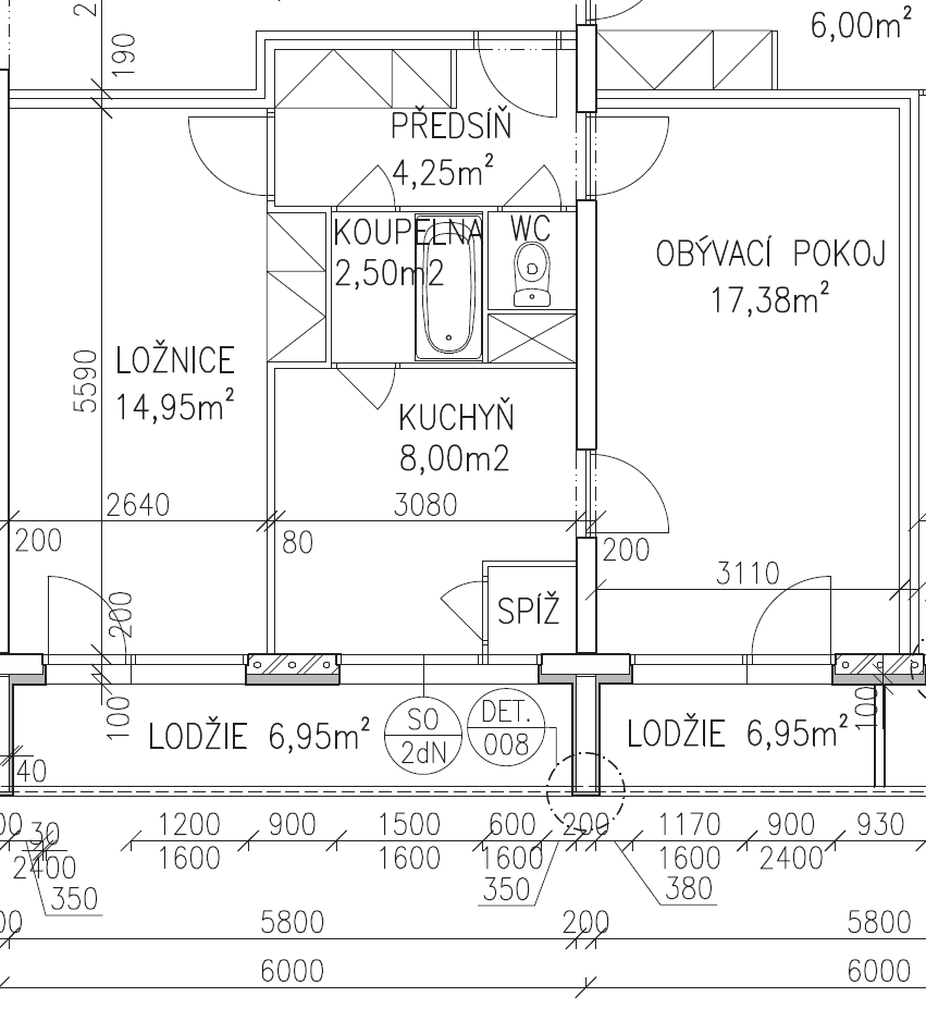 Prenájom bytu 2-izbový 55 m², Taškentská, Praha, Praha Prenájom bytu 2-izbový 55 m², Taškentská, Praha, Praha
