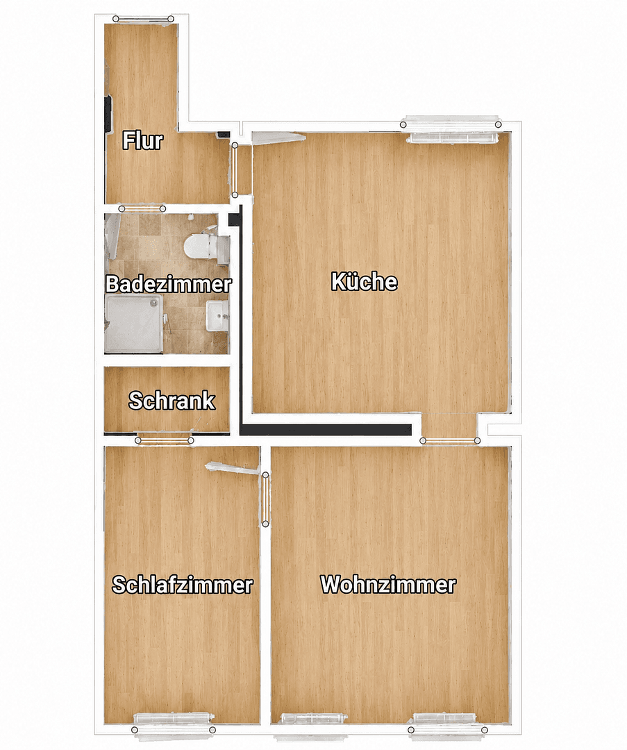 Prenájom bytu 2-izbový 65 m², Alter deutscher Ring 35, Krefeld, Severné Porýnie - Westfálsko Prenájom bytu 2-izbový 65 m², Alter deutscher Ring 35, Krefeld, Severné Porýnie - Westfálsko