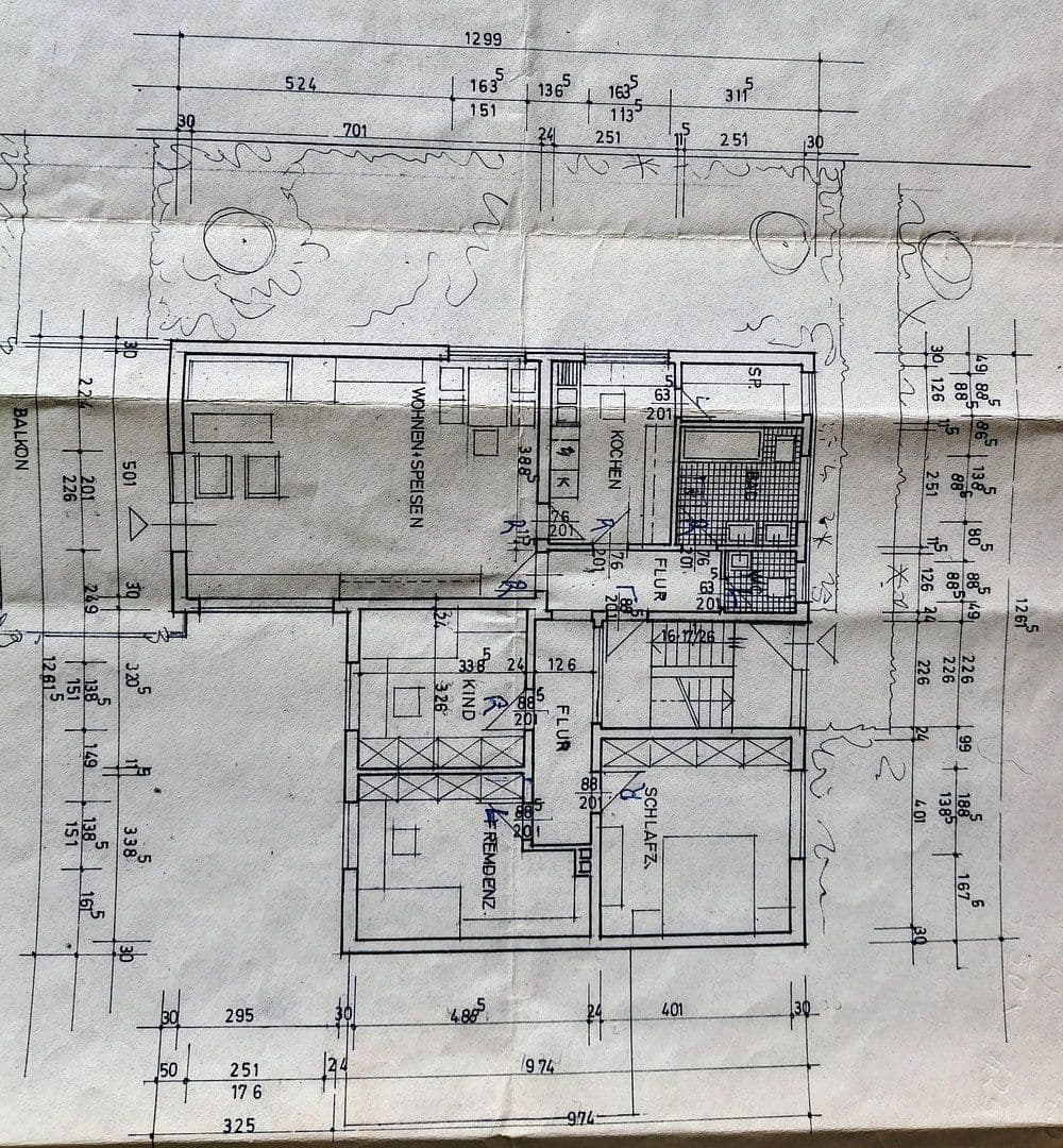 Prenájom bytu 4-izbový 114 m², Bad Hersfeld, Hesensko Prenájom bytu 4-izbový 114 m², Bad Hersfeld, Hesensko