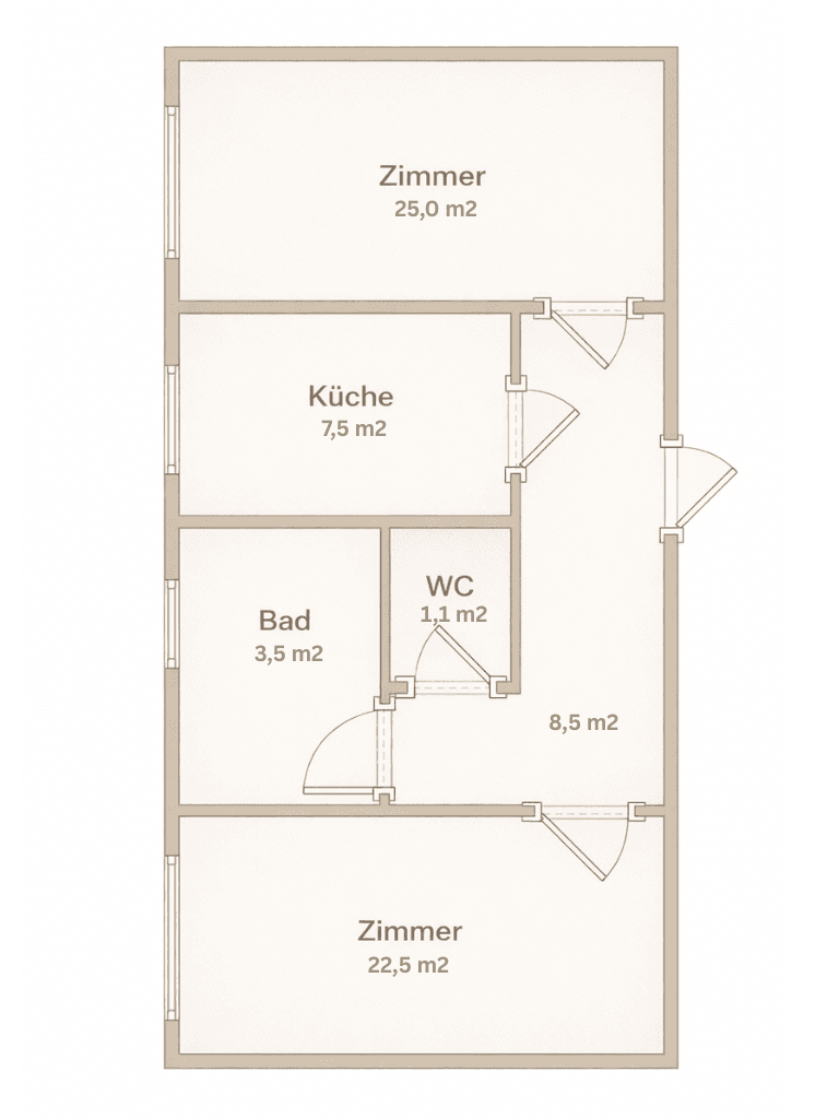 Prenájom bytu 68 m², Friedlgasse 25, Wien, Viedeň Prenájom bytu 68 m², Friedlgasse 25, Wien, Viedeň