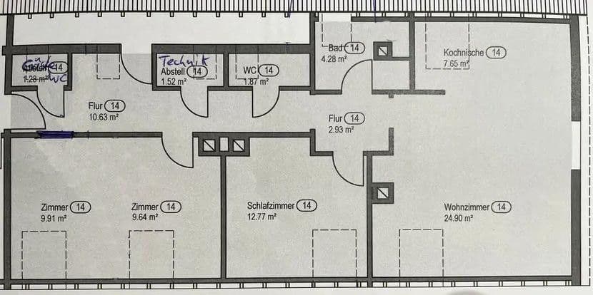 Prenájom bytu 3-izbový 88 m², Bauernstrasse 49, Ditzingen, Bádensko-Wurttembersko Prenájom bytu 3-izbový 88 m², Bauernstrasse 49, Ditzingen, Bádensko-Wurttembersko