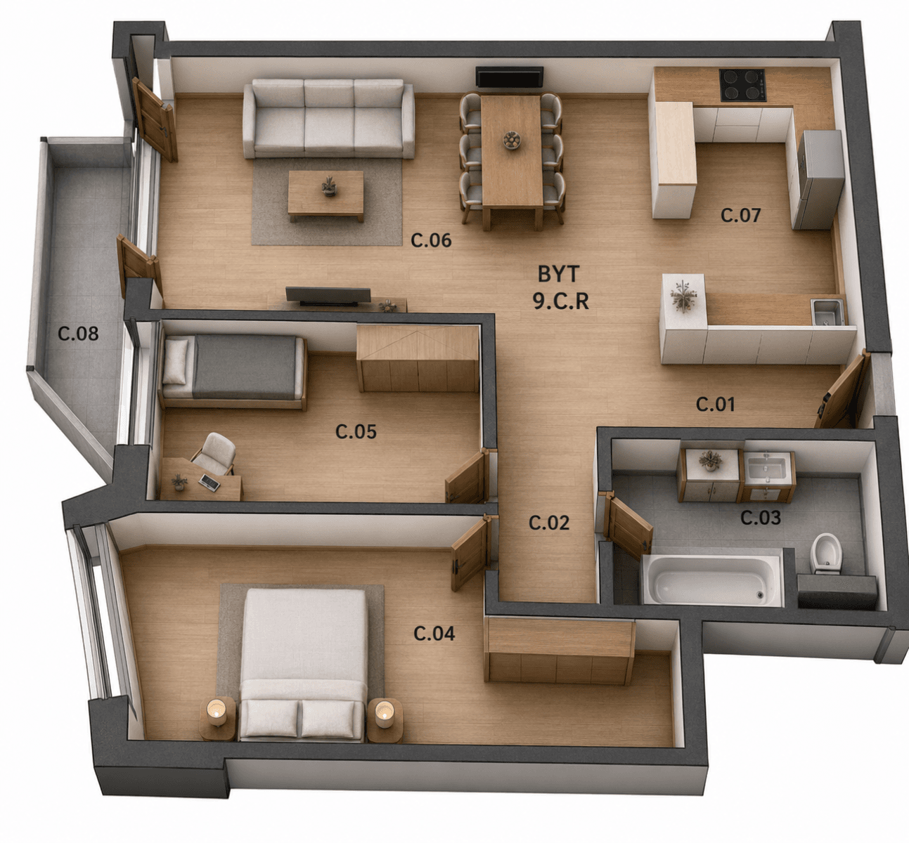 Predaj bytu 3-izbový 70 m², Závodu Matador, Petržalka, Bratislavský kraj Predaj bytu 3-izbový 70 m², Závodu Matador, Petržalka, Bratislavský kraj