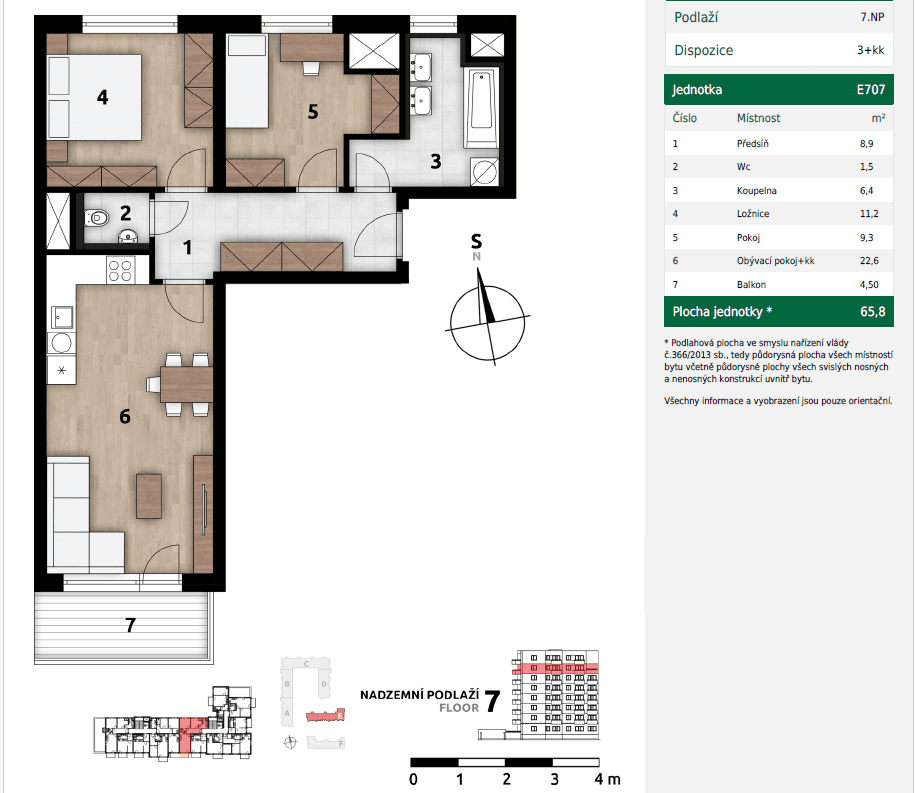 Prenájom bytu 3-izbový 66 m², Arnošta Staňka, Praha, Praha Prenájom bytu 3-izbový 66 m², Arnošta Staňka, Praha, Praha