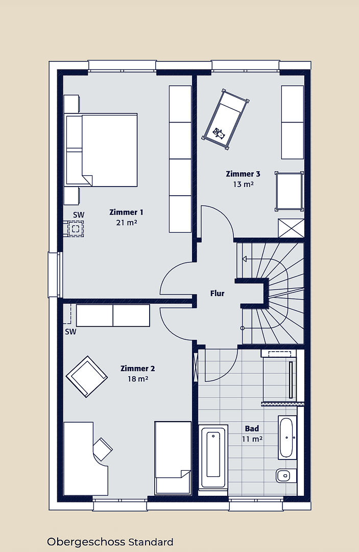 Prenájom domu 192 m², pozemek 353 m², Mirabellenweg 13, Wiesbaden, Hesensko Prenájom domu 192 m², pozemek 353 m², Mirabellenweg 13, Wiesbaden, Hesensko