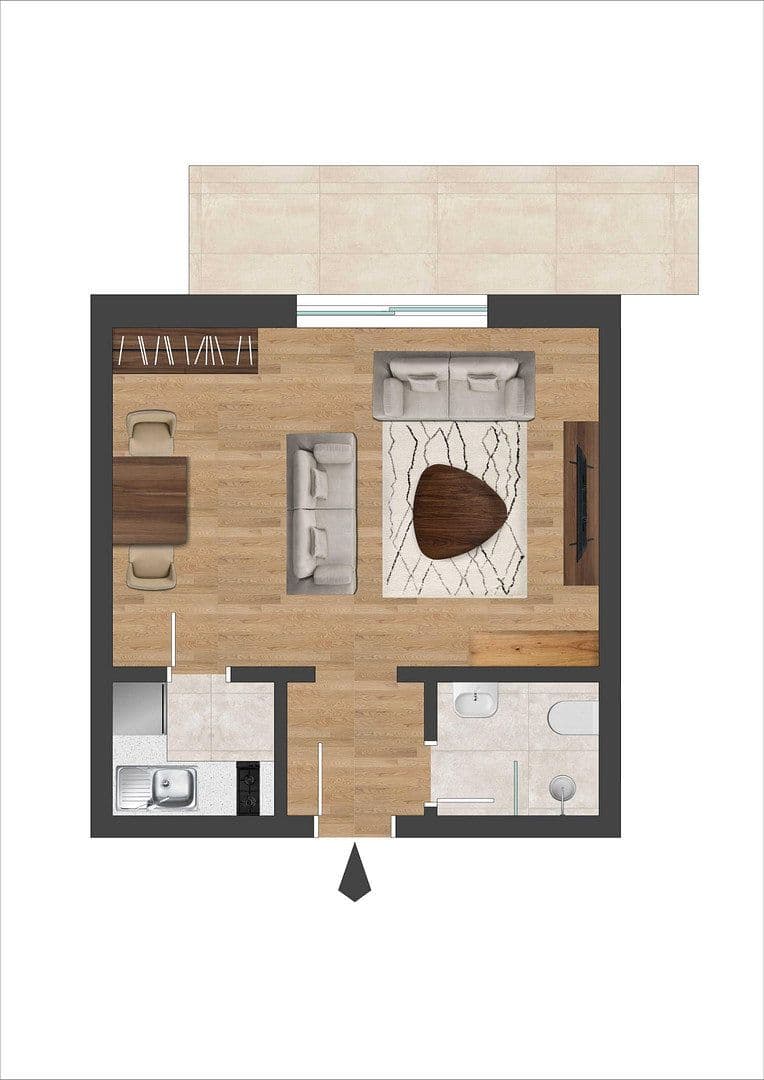 Predaj bytu 1-izbový 32 m², Dülmen, Severné Porýnie - Westfálsko Predaj bytu 1-izbový 32 m², Dülmen, Severné Porýnie - Westfálsko