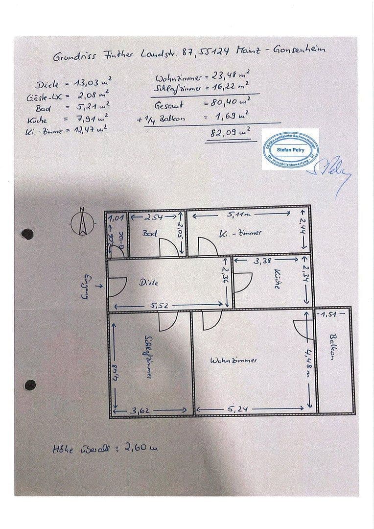 Predaj bytu 3-izbový 83 m², Finther Landstraße 87, Mainz, Porýnie-Falcko Predaj bytu 3-izbový 83 m², Finther Landstraße 87, Mainz, Porýnie-Falcko