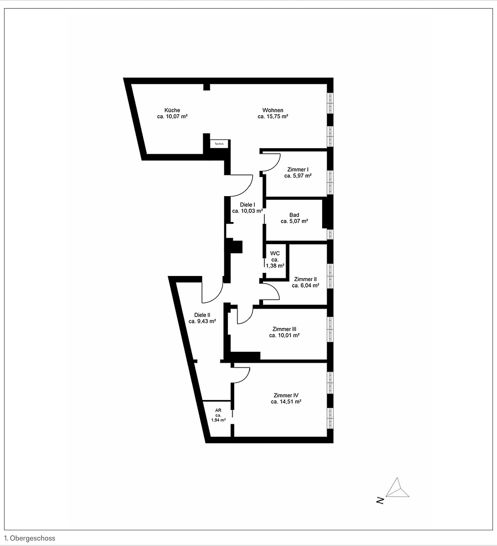 Predaj bytu 5-izbový 90 m², Hessstraße 82, München, Bavorsko Predaj bytu 5-izbový 90 m², Hessstraße 82, München, Bavorsko