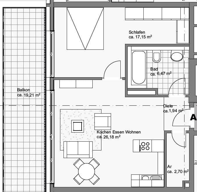 Prenájom bytu 2-izbový 64 m², Gutenberg Str. 6A, Zirndorf, Bavorsko Prenájom bytu 2-izbový 64 m², Gutenberg Str. 6A, Zirndorf, Bavorsko