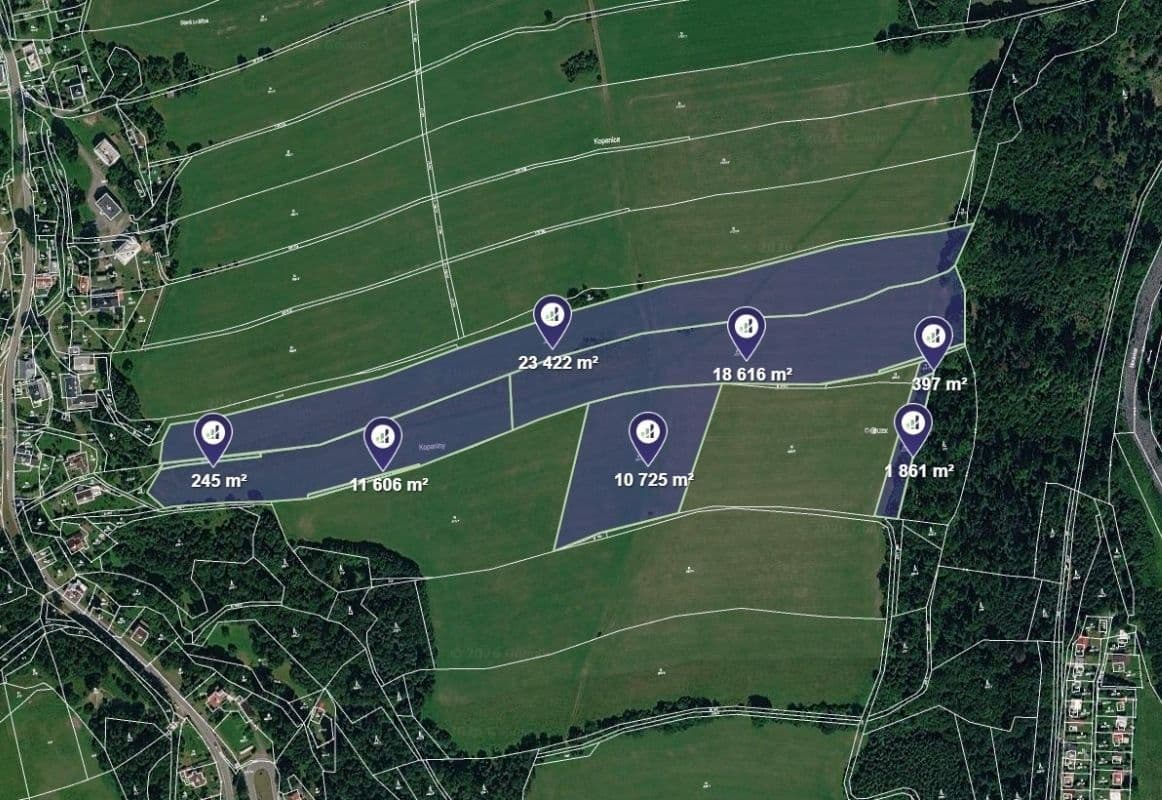 Predaj pozemku 66.872 m², Kružberk, Moravskoslezský kraj Predaj pozemku 66.872 m², Kružberk, Moravskoslezský kraj
