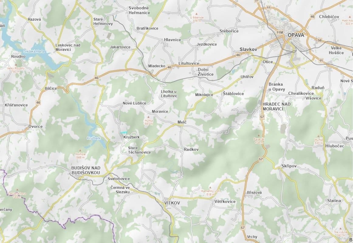 Predaj pozemku 66.872 m², Kružberk, Moravskoslezský kraj Predaj pozemku 66.872 m², Kružberk, Moravskoslezský kraj