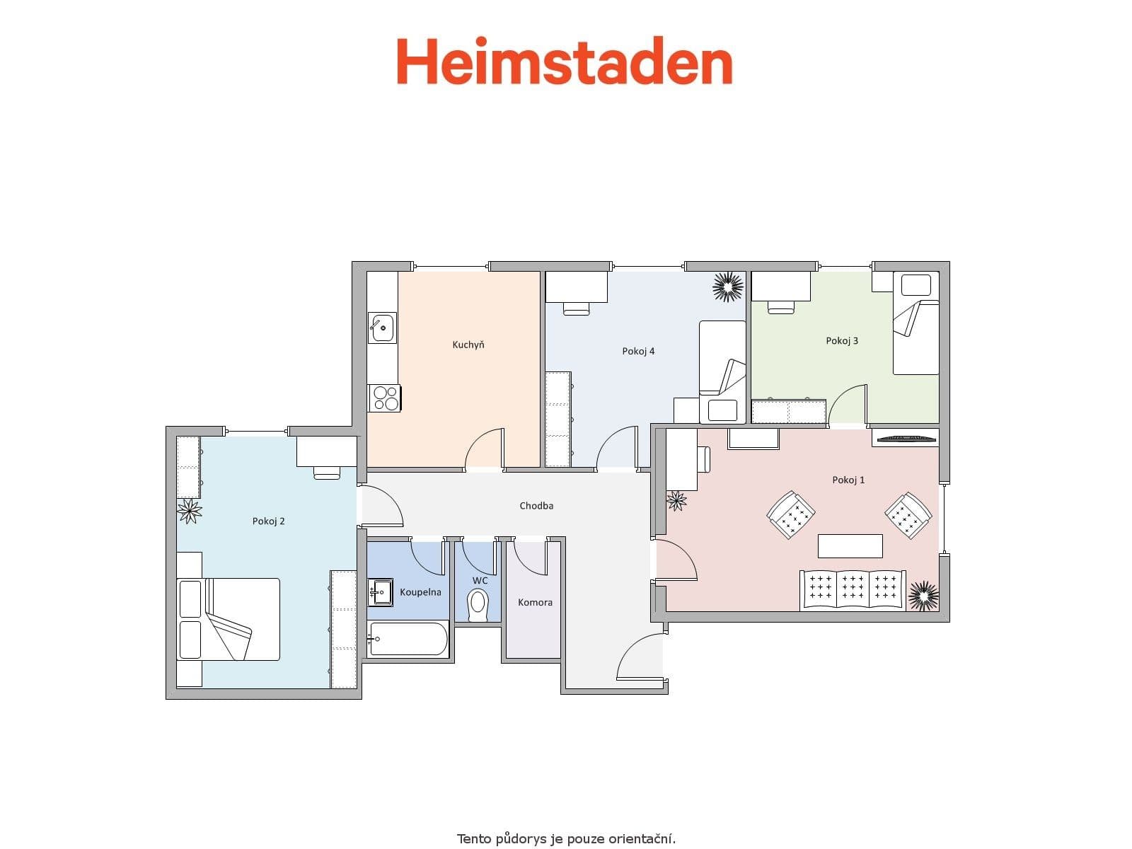 Prenájom bytu 4-izbový 103 m², Hlavní třída, Havířov, Moravskoslezský kraj Prenájom bytu 4-izbový 103 m², Hlavní třída, Havířov, Moravskoslezský kraj