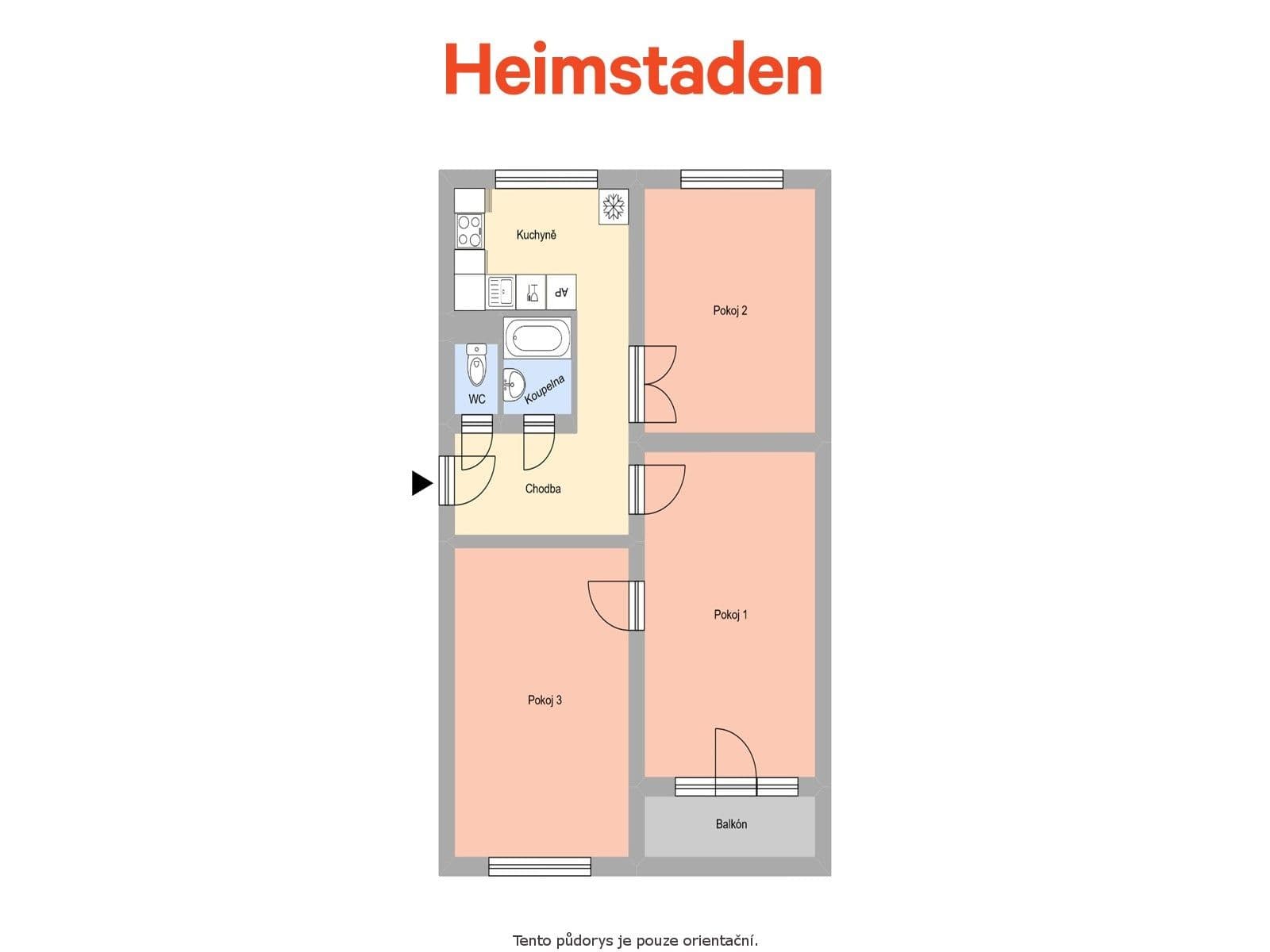 Prenájom bytu 3-izbový 67 m², Resslova, Havířov, Moravskoslezský kraj Prenájom bytu 3-izbový 67 m², Resslova, Havířov, Moravskoslezský kraj