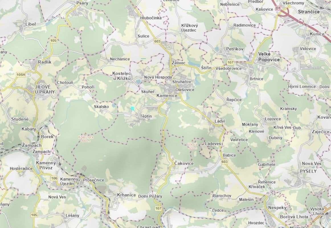 Predaj pozemku 19.858 m², Kamenice, Středočeský kraj Predaj pozemku 19.858 m², Kamenice, Středočeský kraj