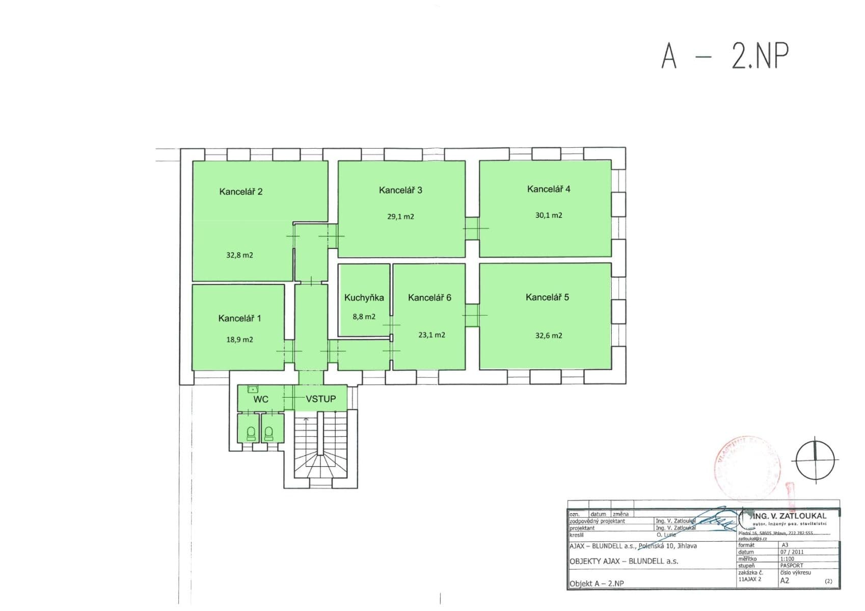 Prenájom kancelárie 396 m², Polenská, Jihlava, Kraj Vysočina Prenájom kancelárie 396 m², Polenská, Jihlava, Kraj Vysočina