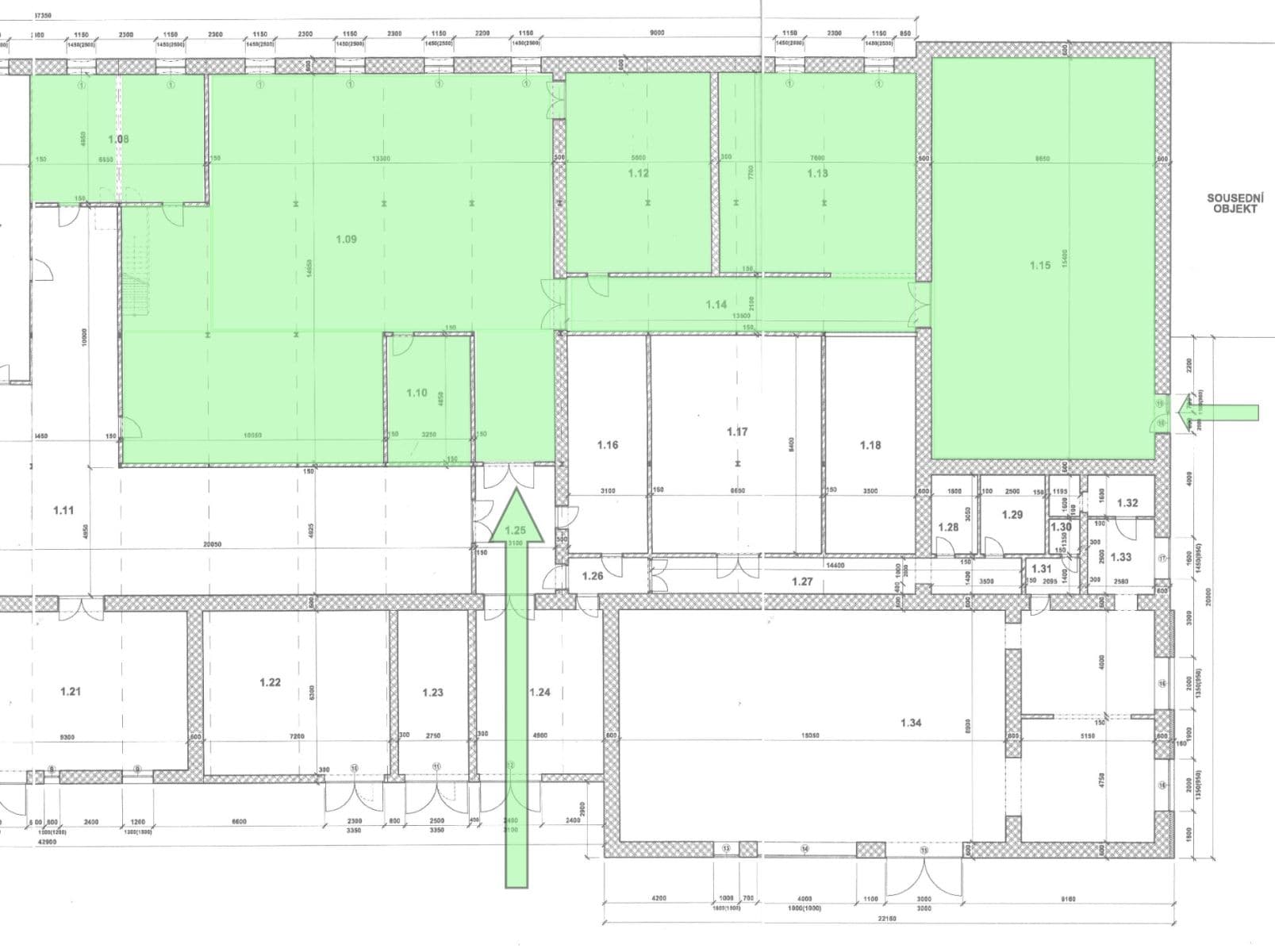 Prenájom kancelárie 396 m², Polenská, Jihlava, Kraj Vysočina Prenájom kancelárie 396 m², Polenská, Jihlava, Kraj Vysočina