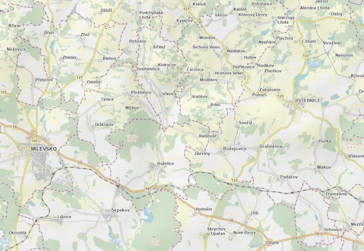 Predaj pozemku 6.229 m², Nadějkov, Jihočeský kraj Predaj pozemku 6.229 m², Nadějkov, Jihočeský kraj