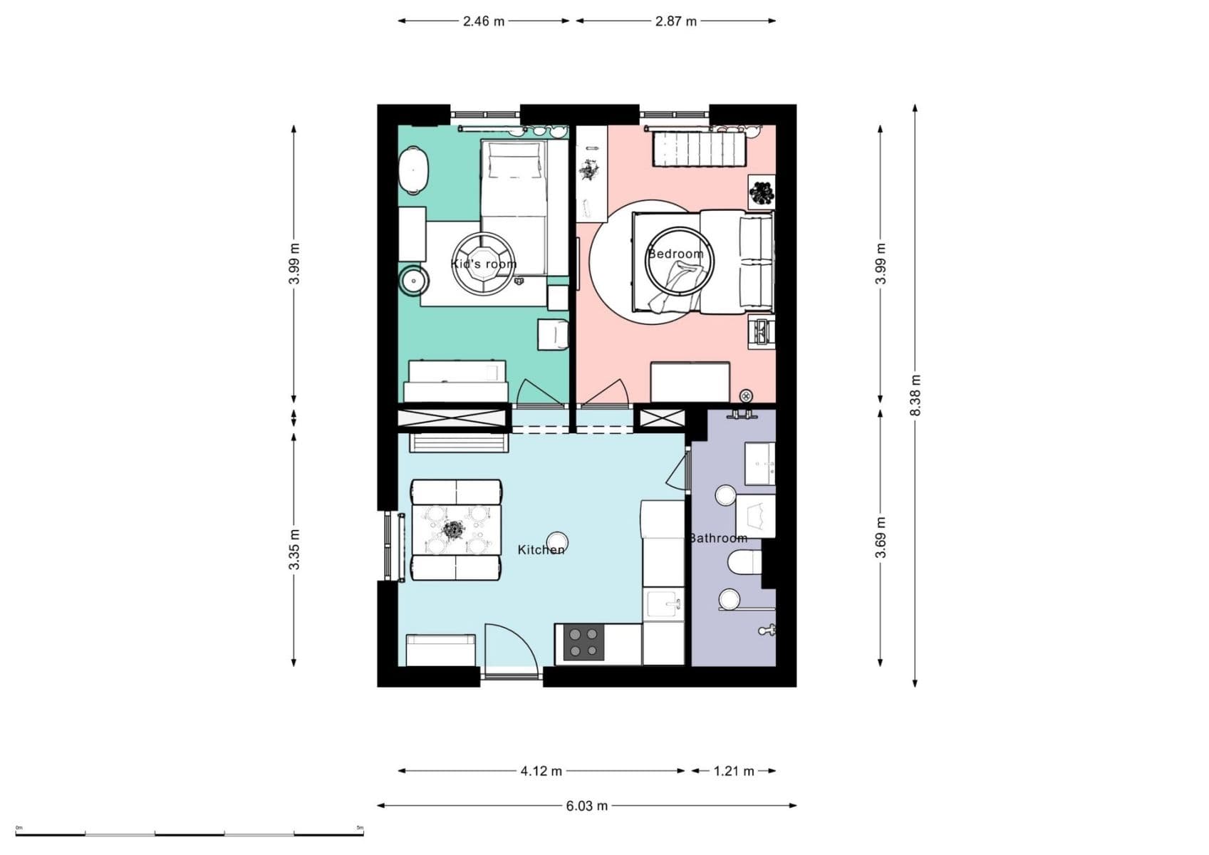 Prenájom bytu 2-izbový 40 m², Bakalářská, Praha, Praha Prenájom bytu 2-izbový 40 m², Bakalářská, Praha, Praha