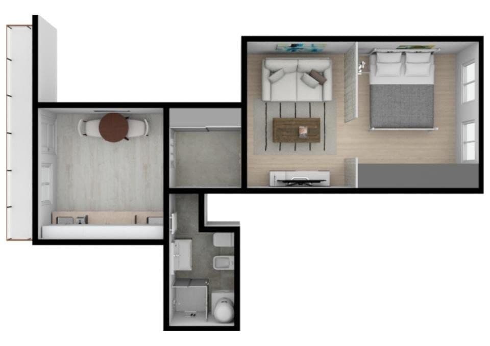 Prenájom bytu 1-izbový 45 m², Plzeňská, Praha, Praha Prenájom bytu 1-izbový 45 m², Plzeňská, Praha, Praha