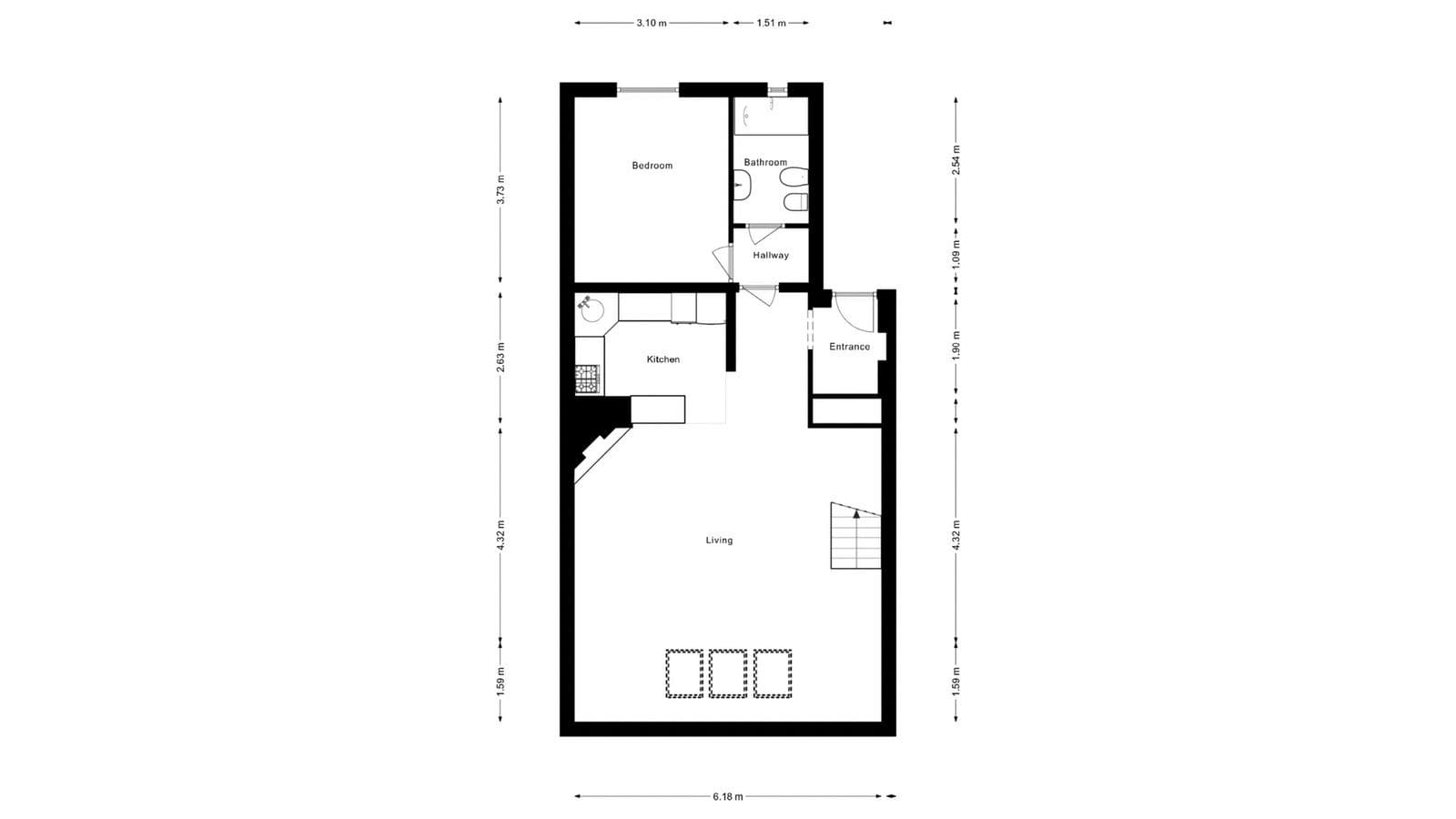 Prenájom bytu 3-izbový 104 m², Šumavská, Praha, Praha Prenájom bytu 3-izbový 104 m², Šumavská, Praha, Praha