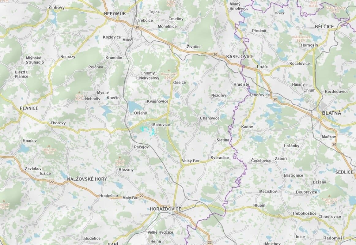 Predaj pozemku 10.026 m², Maňovice, Plzeňský kraj Predaj pozemku 10.026 m², Maňovice, Plzeňský kraj