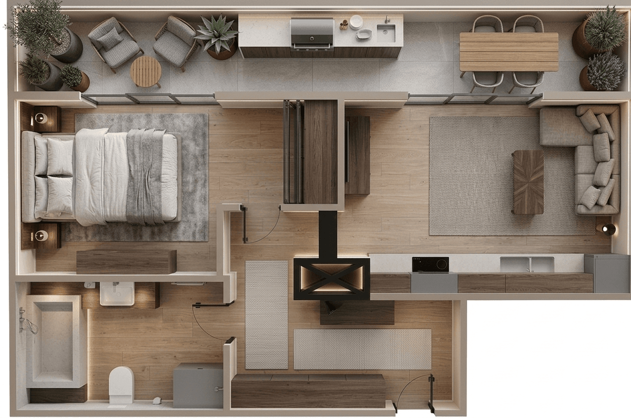 Predaj bytu 2-izbový 42 m², Za černým mostem, Praha, Praha Predaj bytu 2-izbový 42 m², Za černým mostem, Praha, Praha