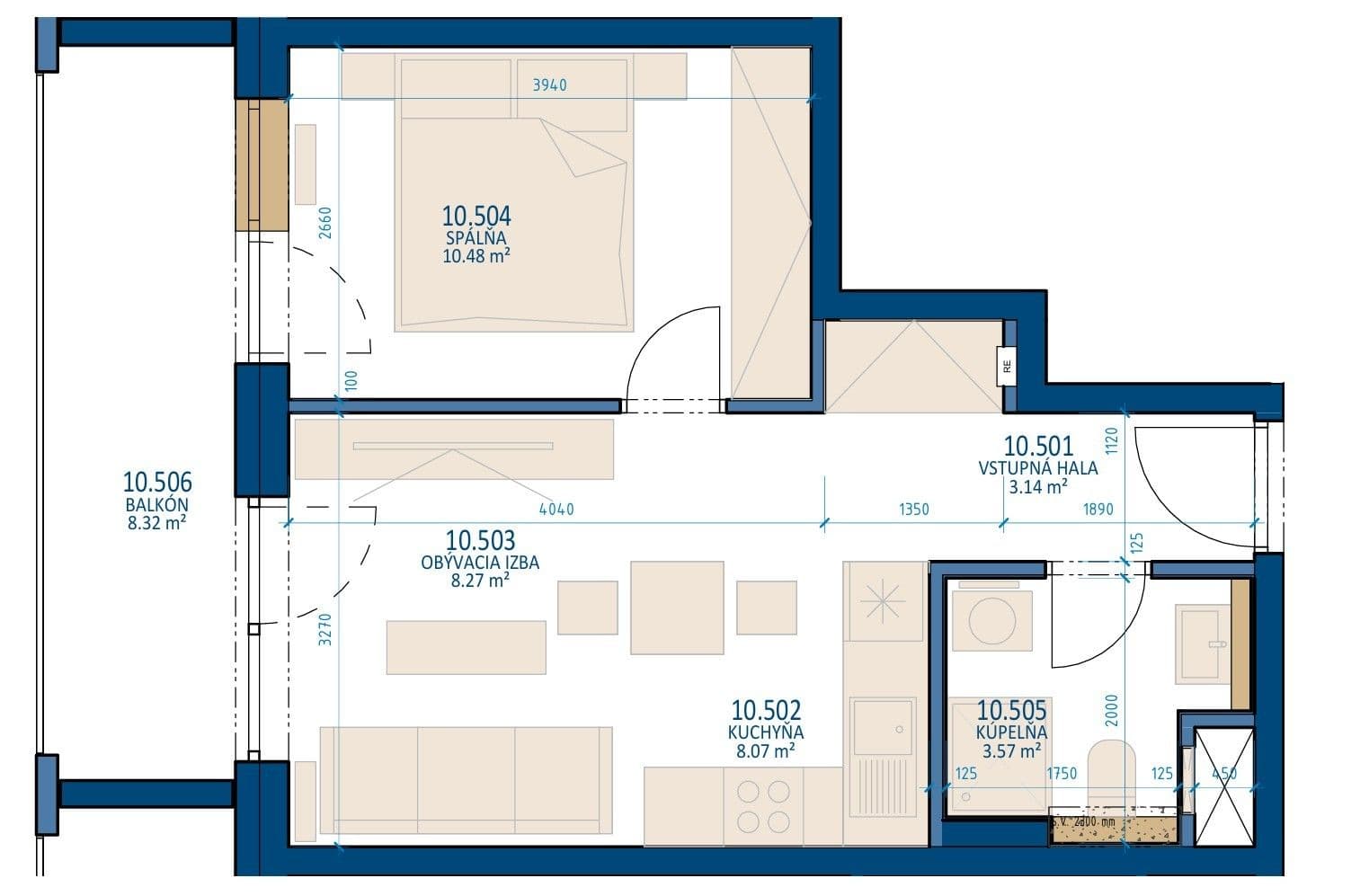 Prenájom bytu 2-izbový 33 m², Račianska, Nové Mesto, Bratislavský kraj Prenájom bytu 2-izbový 33 m², Račianska, Nové Mesto, Bratislavský kraj