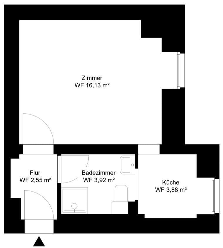 Predaj bytu 1-izbový 27 m², Berlin, Berlín Predaj bytu 1-izbový 27 m², Berlin, Berlín