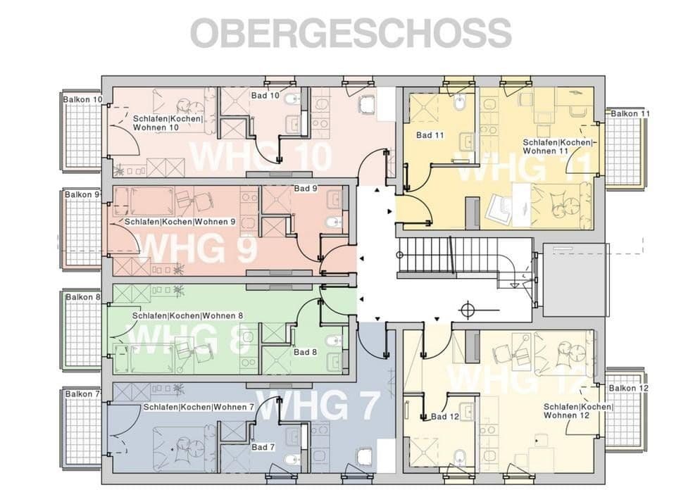 Prenájom bytu 1-izbový 27 m², Cappeler Str. 34, Marburg, Hesensko Prenájom bytu 1-izbový 27 m², Cappeler Str. 34, Marburg, Hesensko