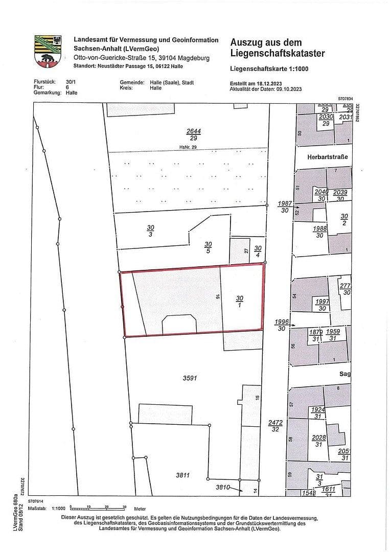 Predaj domu 7.193 m², pozemek 3.026 m², Landsberger Str 16, Halle, Sasko-Anhaltsko Predaj domu 7.193 m², pozemek 3.026 m², Landsberger Str 16, Halle, Sasko-Anhaltsko