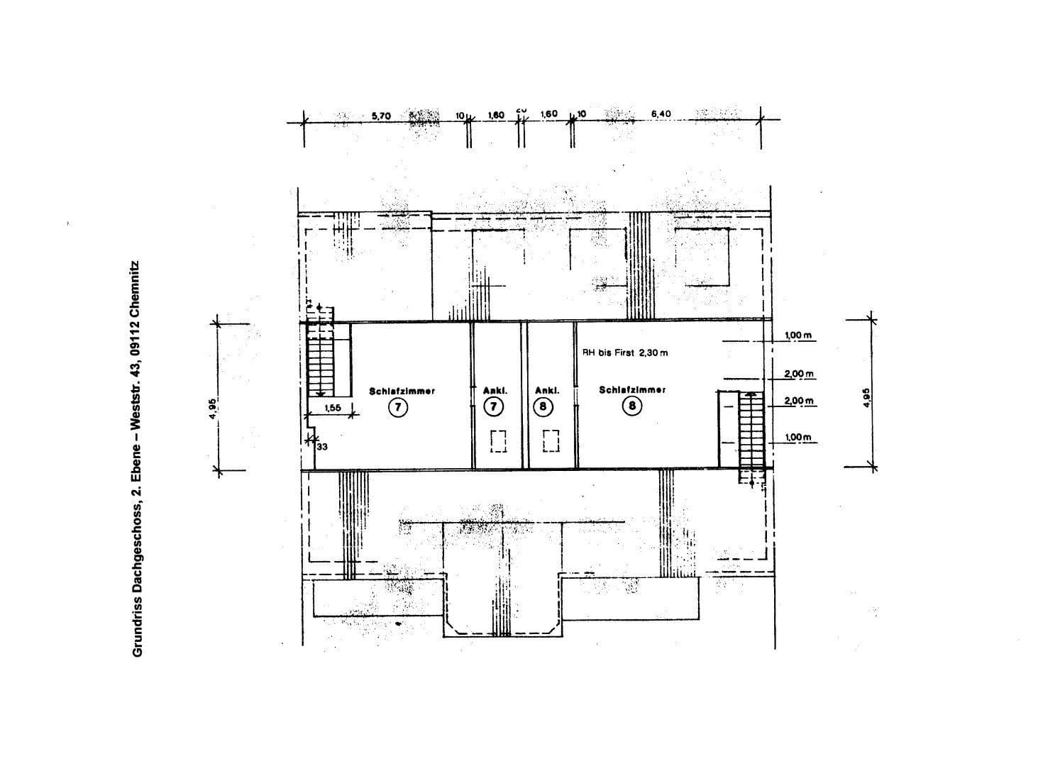 Prenájom bytu 3-izbový 95 m², Weststr. 43, Chemnitz, Sasko Prenájom bytu 3-izbový 95 m², Weststr. 43, Chemnitz, Sasko