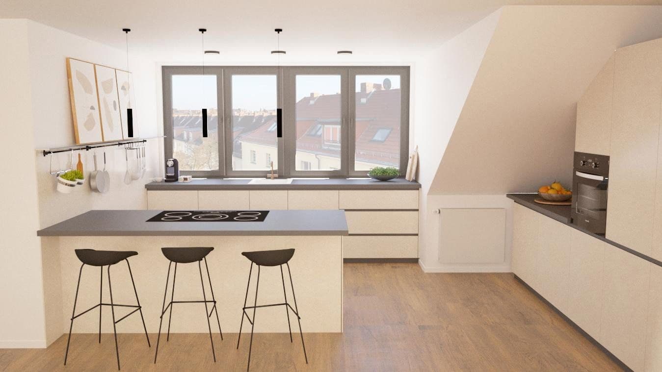Prenájom bytu 4-izbový 121 m², Stuckstrasse 5, Nürnberg, Bavorsko Prenájom bytu 4-izbový 121 m², Stuckstrasse 5, Nürnberg, Bavorsko