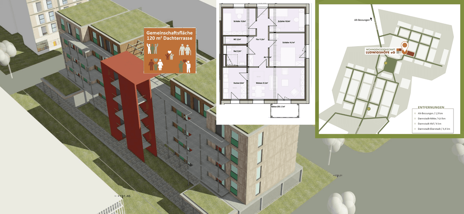 Predaj bytu 4-izbový 85 m², Kalksteinstraße, Ludwigshöhviertel, Hesensko Predaj bytu 4-izbový 85 m², Kalksteinstraße, Ludwigshöhviertel, Hesensko