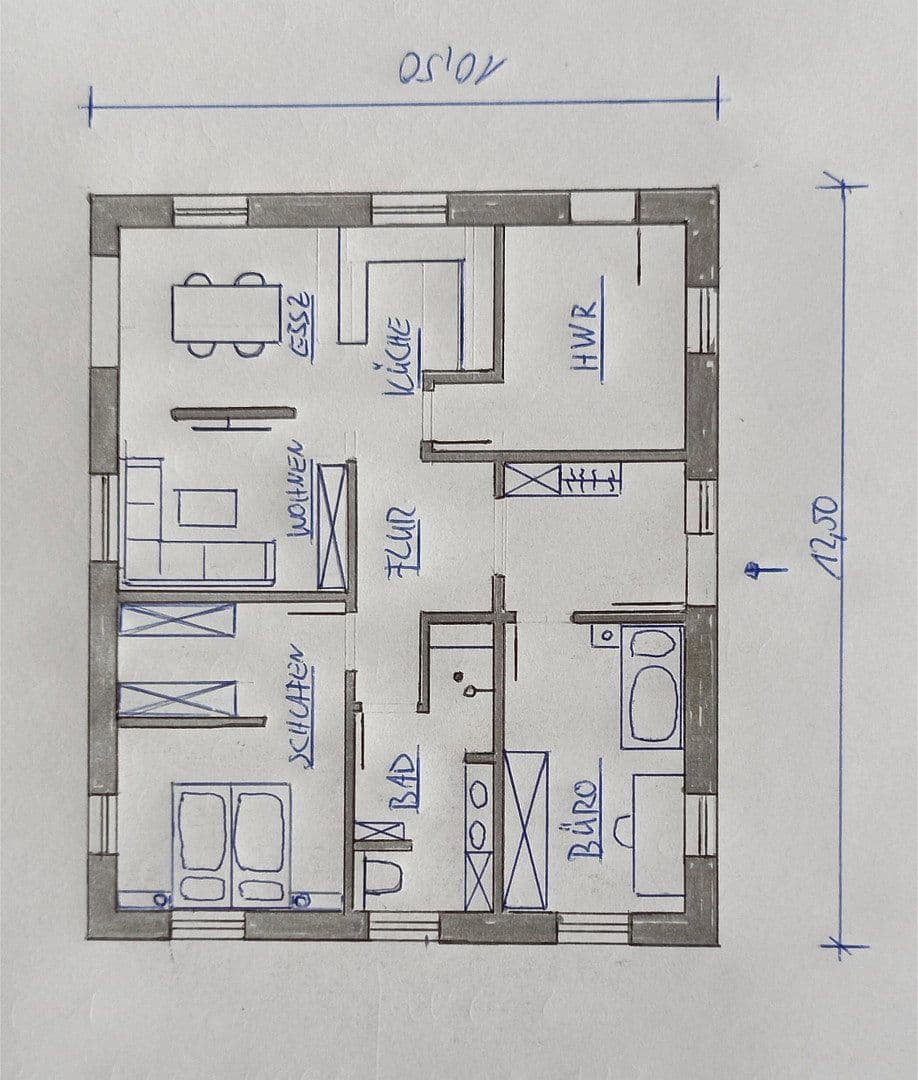 Predaj domu 105 m², pozemek 520 m², Ihlow, Dolné Sasko Predaj domu 105 m², pozemek 520 m², Ihlow, Dolné Sasko