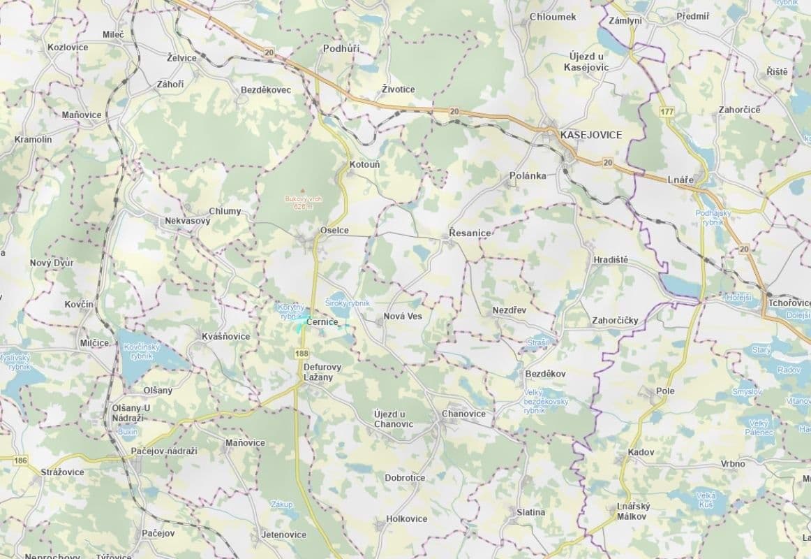 Predaj pozemku 8.332 m², Chanovice, Plzeňský kraj Predaj pozemku 8.332 m², Chanovice, Plzeňský kraj