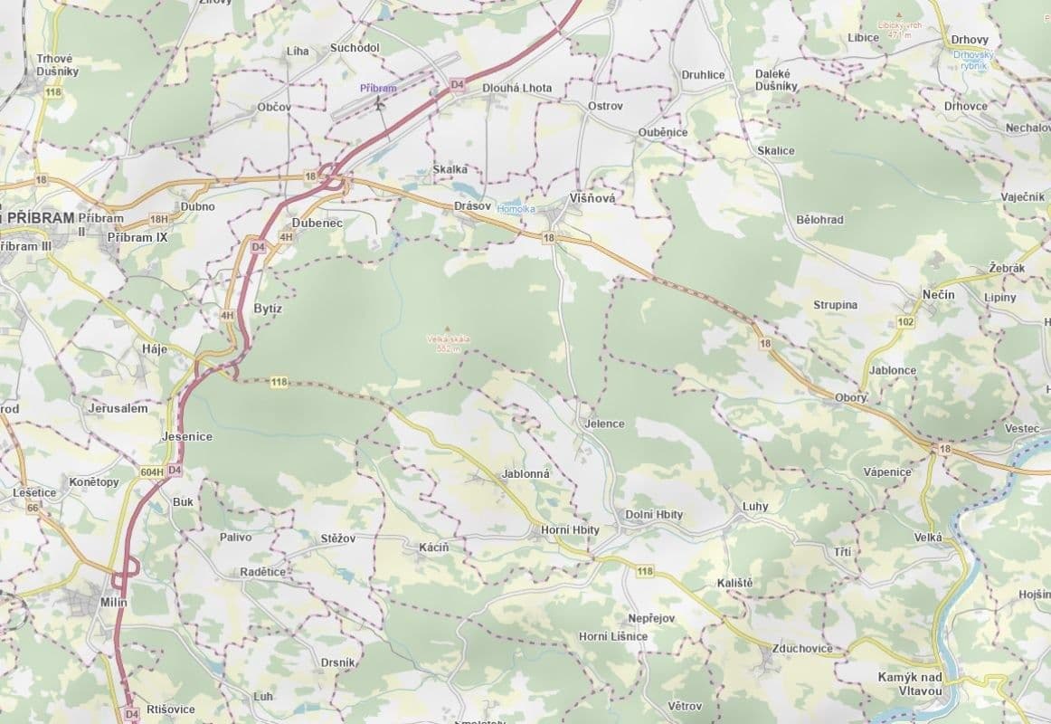 Predaj pozemku 2.002 m², Dolní Hbity, Středočeský kraj Predaj pozemku 2.002 m², Dolní Hbity, Středočeský kraj