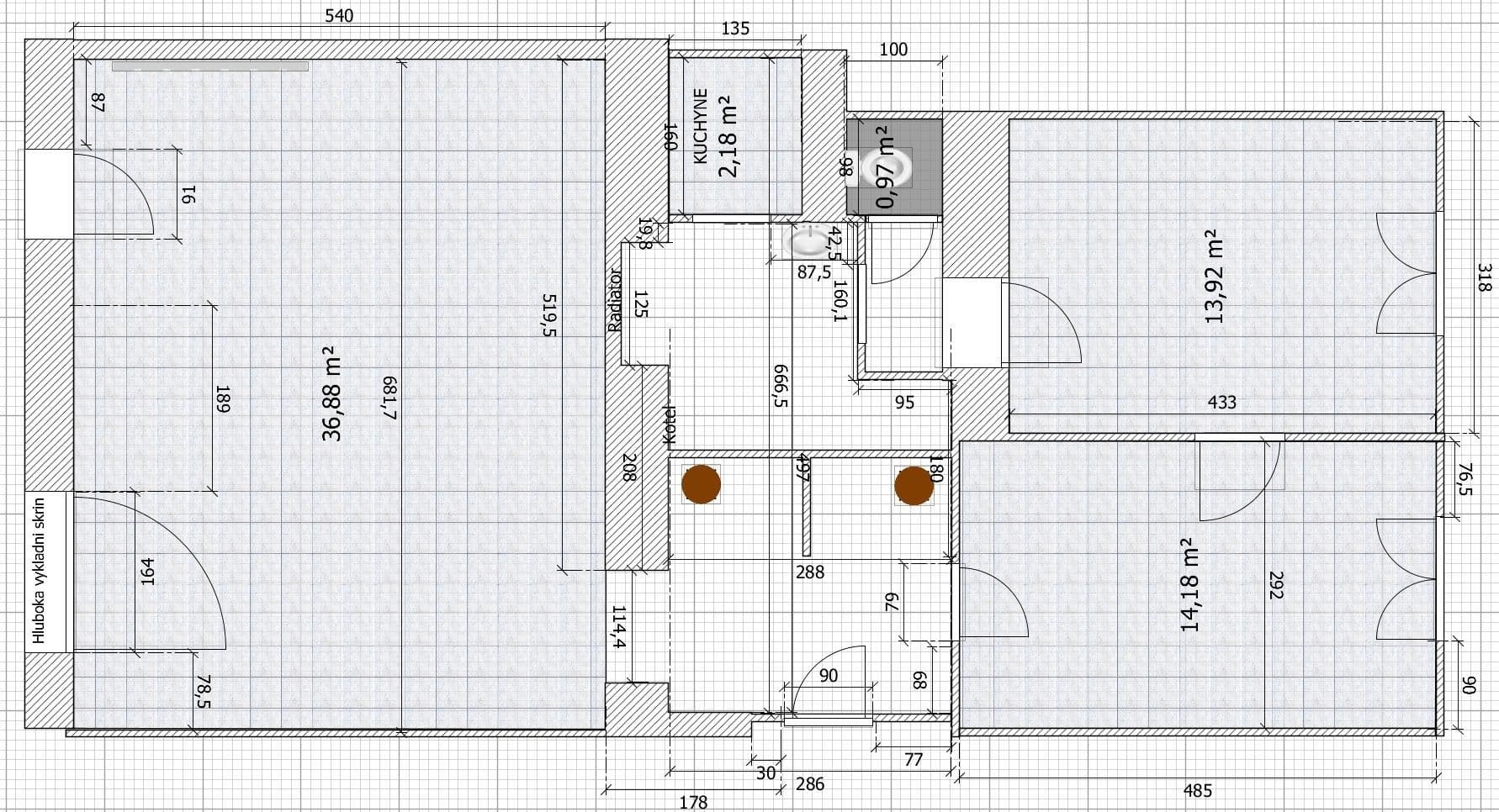 Prenájom nebytového priestoru 90 m², Korunní, Praha, Praha Prenájom nebytového priestoru 90 m², Korunní, Praha, Praha