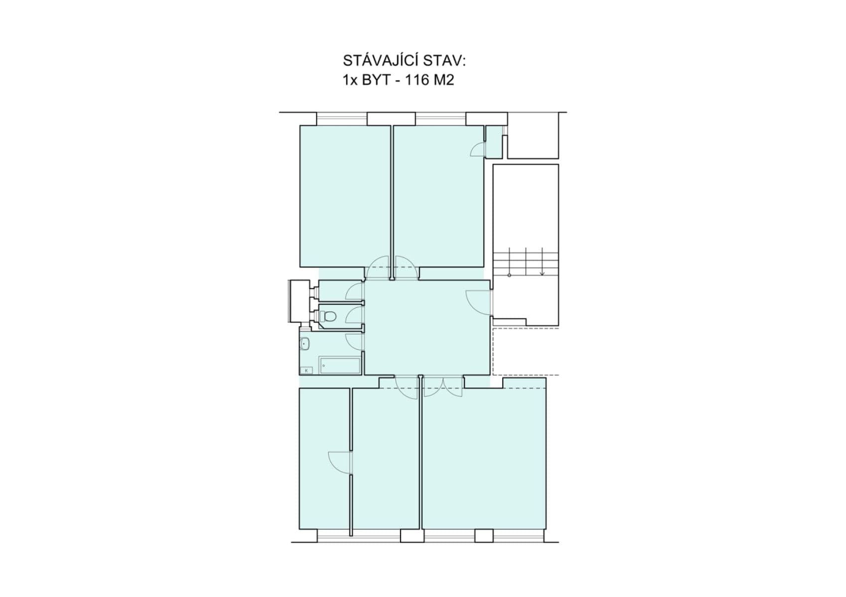 Predaj bytu 4-izbový 116 m², Na Valech, Poděbrady, Středočeský kraj Predaj bytu 4-izbový 116 m², Na Valech, Poděbrady, Středočeský kraj