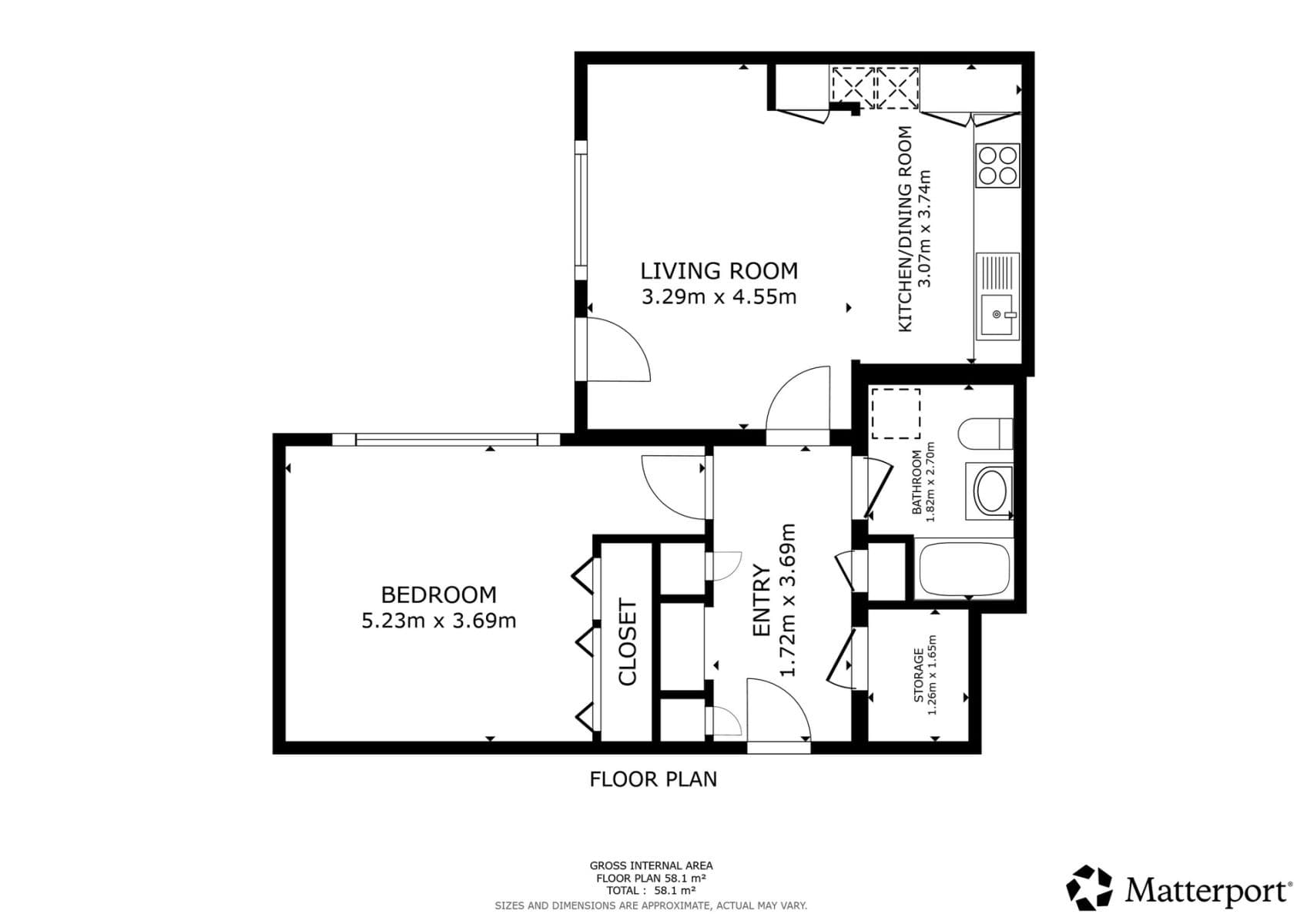 Prenájom bytu 2-izbový 58 m², Mužíkova, Praha, Praha Prenájom bytu 2-izbový 58 m², Mužíkova, Praha, Praha