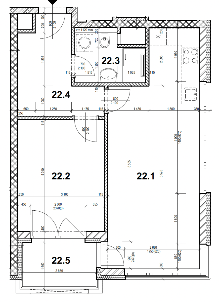 Prenájom bytu 2-izbový 50 m², Měchnovská, Praha, Praha Prenájom bytu 2-izbový 50 m², Měchnovská, Praha, Praha