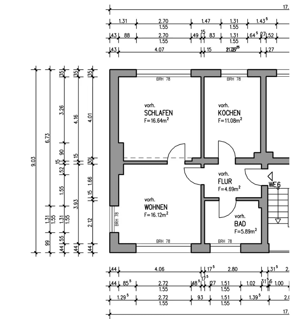 Prenájom bytu 2-izbový 55 m², Ritterstraße 55, Solingen, Severné Porýnie - Westfálsko Prenájom bytu 2-izbový 55 m², Ritterstraße 55, Solingen, Severné Porýnie - Westfálsko