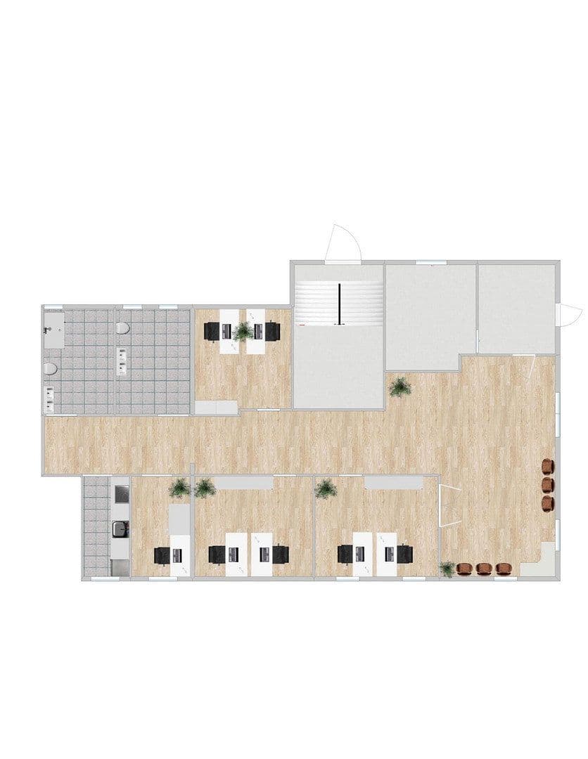 Prenájom kancelárie 170 m², Beethovenstraße 28, Plavno, Sasko Prenájom kancelárie 170 m², Beethovenstraße 28, Plavno, Sasko