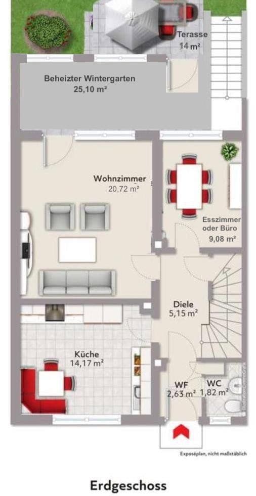 Prenájom domu 190 m², pozemek 330 m², Kaufbeuren, Bavorsko Prenájom domu 190 m², pozemek 330 m², Kaufbeuren, Bavorsko